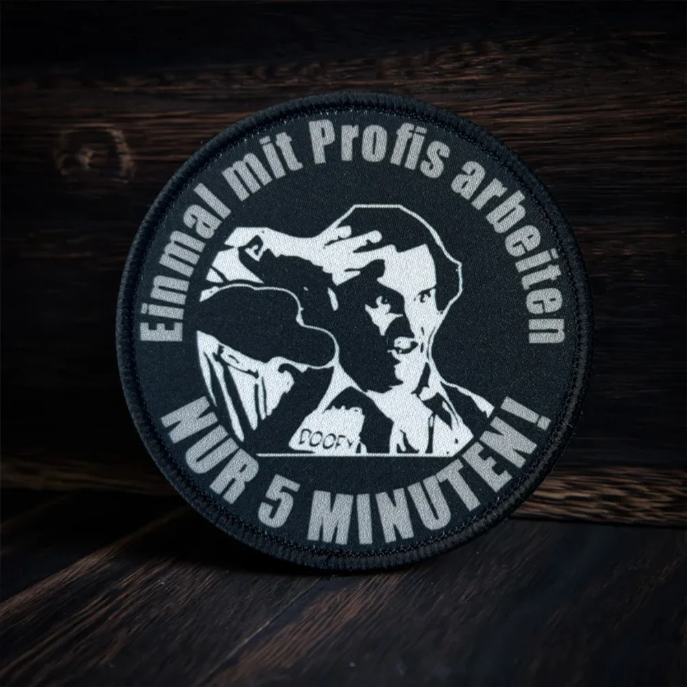 Sólo 5 minutos divertido Meme Velcros parche parches táctico moral gancho bucle sujetador pegatina insignia para mochila - imagen 5