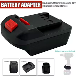Adaptador para herramientas de iones de litio Lidl Parkside X20V para Milwaukee/Bosch/Makita, adaptador de batería de iones de litio de 18V, accesorios de herramientas eléctricas