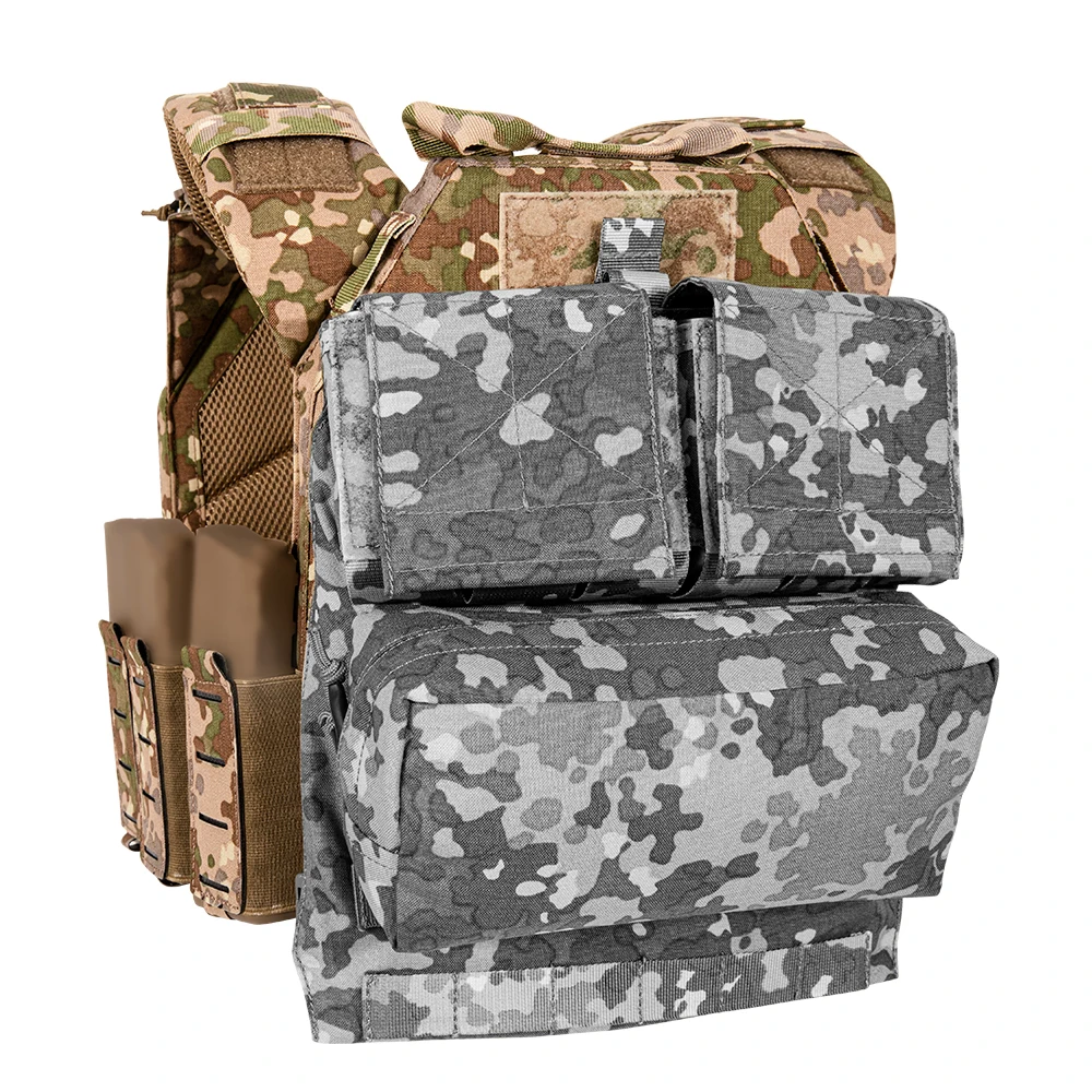 Chaleco táctico de camuflaje Durban para todo terreno, airsoft, liberación rápida, portador de placa Molle, hebilla, placa de asalto, chaleco de caza y paintball - imagen 5