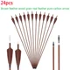 24pcs Brown Arrow