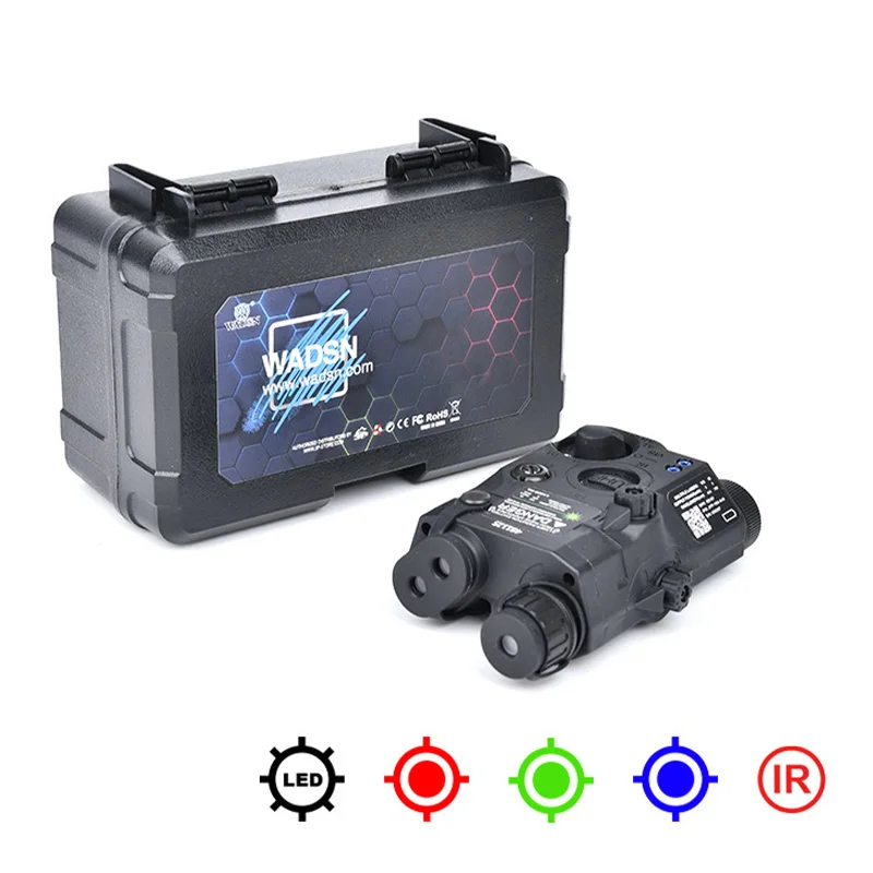 Wadsn táctico Airsoft PEQ-15 PEQ15 LA5C punto rojo verde azul IR luz de relleno arma indicador M300A M600C PEQ15 LA-5C UHP PEQ-15 - imagen 2
