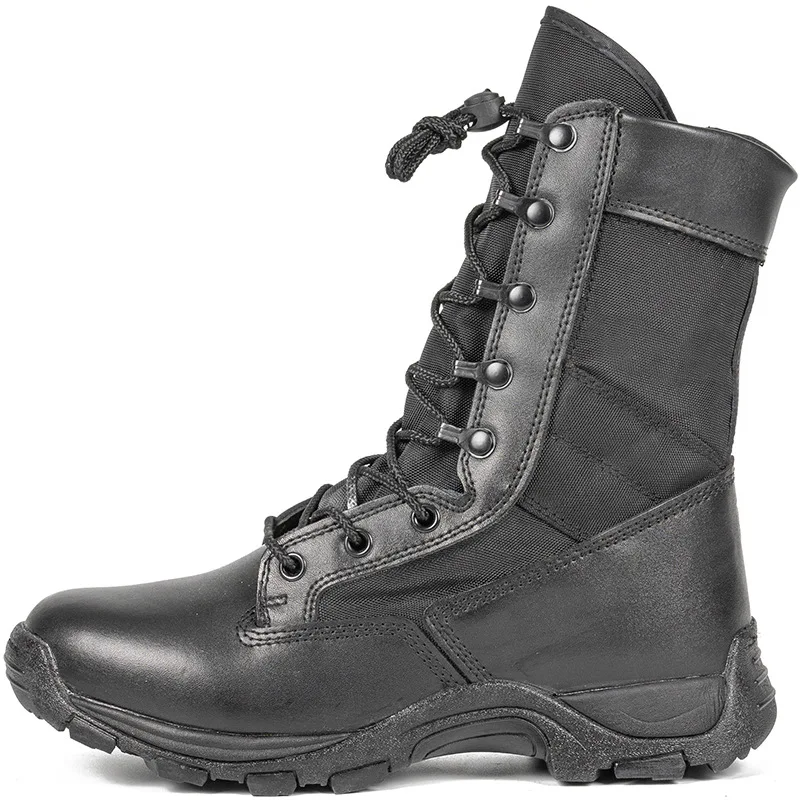 Botines militares para exteriores para hombre, botas de combate tácticas ligeras informales, zapatos de trabajo de caza, botas del ejército para el desierto - imagen 5