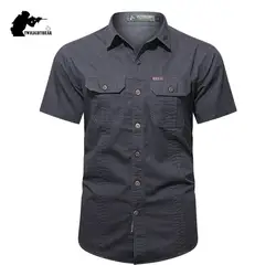 Camisa verano hombre algodón – Tallas grandes hasta 5XL