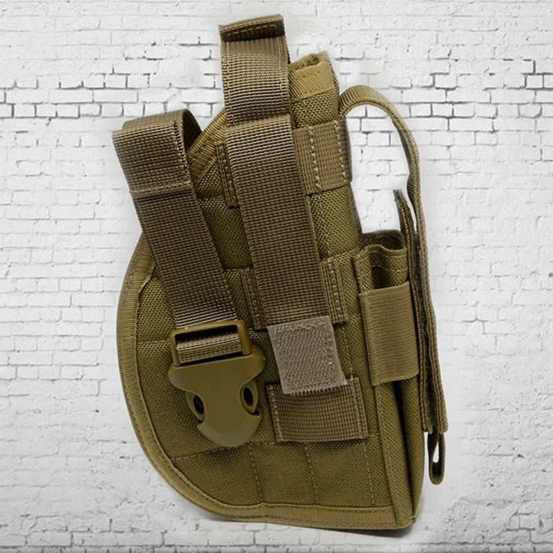 Funda para pistola táctica, cinturón Universal para mano derecha, fundas para pistola Molle para tiro de caza Airsoft - imagen 4