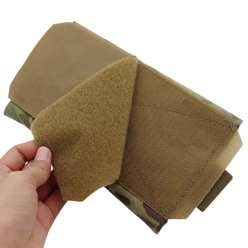 Bolsa táctica para dulces, chaleco de caza Universal, bolsillo expansor, gancho trasero, bolsa de almacenamiento de herramientas, aparejo de pecho de nailon, accesorios Airsoft - imagen 5