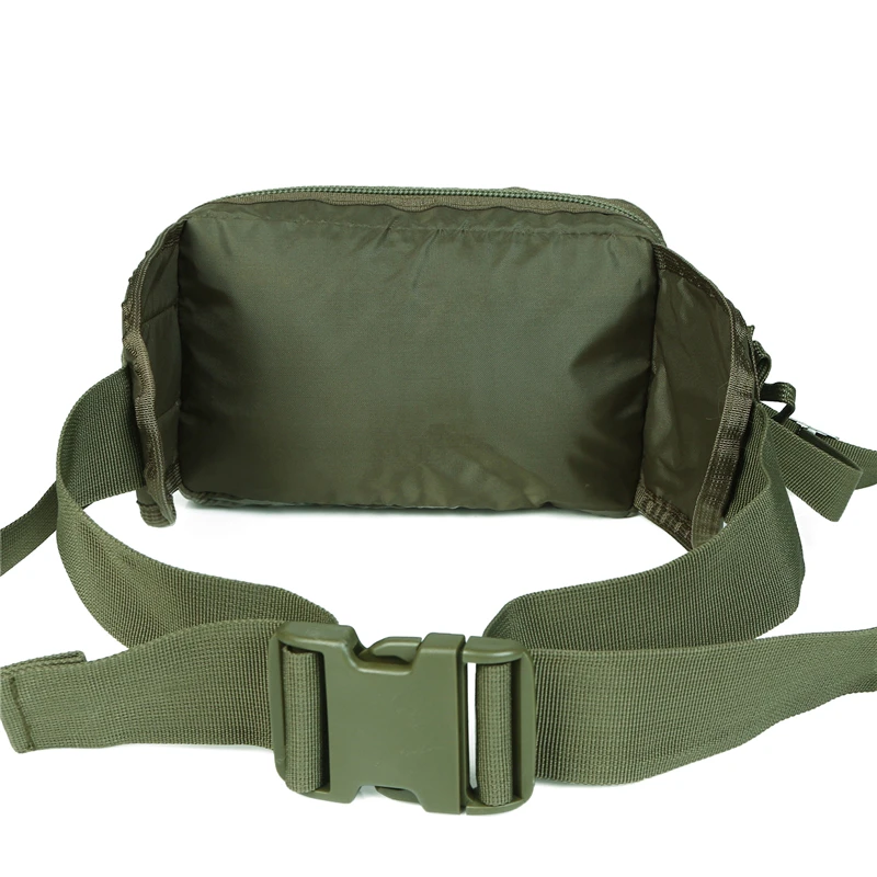 LQARMY-riñonera impermeable de nailon para exteriores, bolsa de cintura para correr, trotar, riñonera con cremallera, bolsa para teléfono móvil - imagen 4