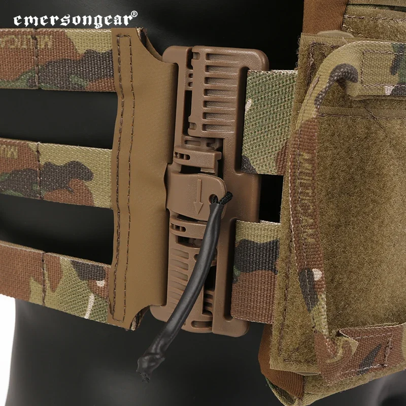 Emersongear liberación rápida Jum 2,0 portador de placa chaleco táctico senderismo caza combate Molle Airsoft Nylon al aire libre EM7403 - imagen 5