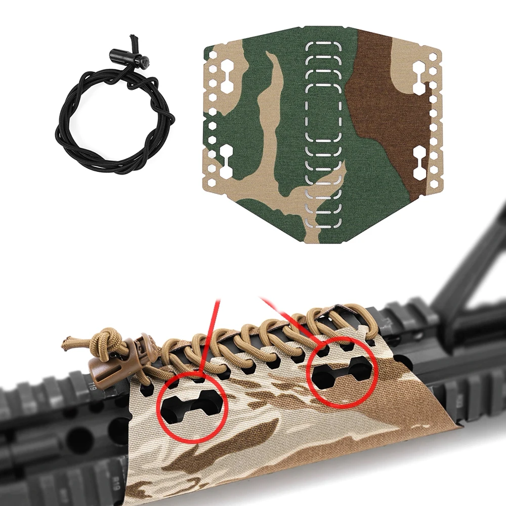 Protector de manos táctico, cubierta protectora antiirritación, tela para competiciones de tiro y campo de batalla Airsoft OT36