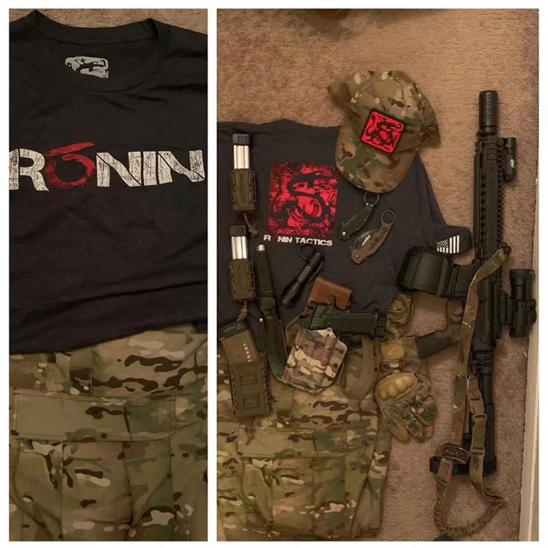 Ronin Tactics 3D PVC parches dragón insignias de goma para decoración de mochila de ropa - imagen 3