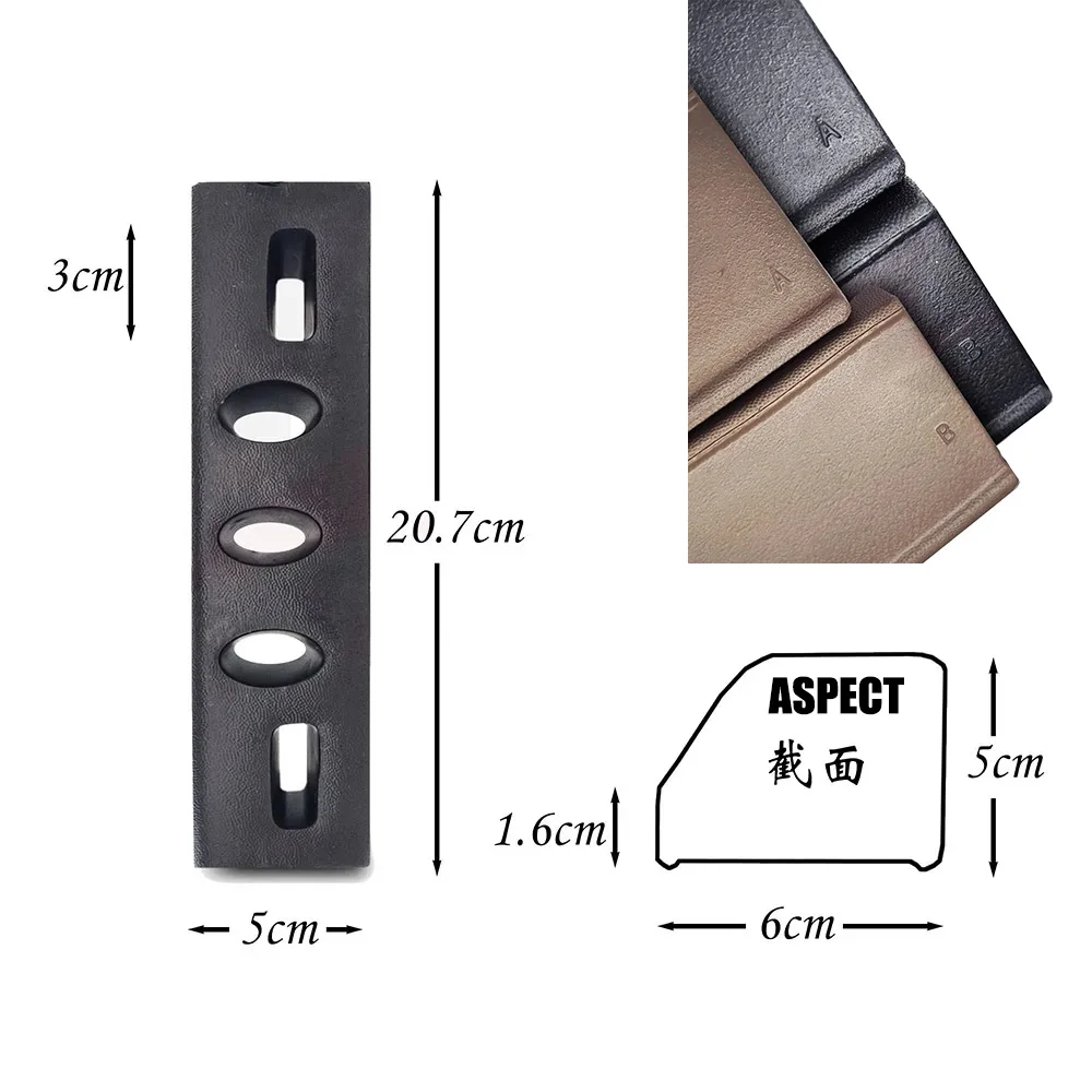 Nueva mochila táctica de caza 3D, mochila colgante, sistema de soporte desmontable, almohadilla lateral, Material BVS, cojín largo (1 par) - imagen 4