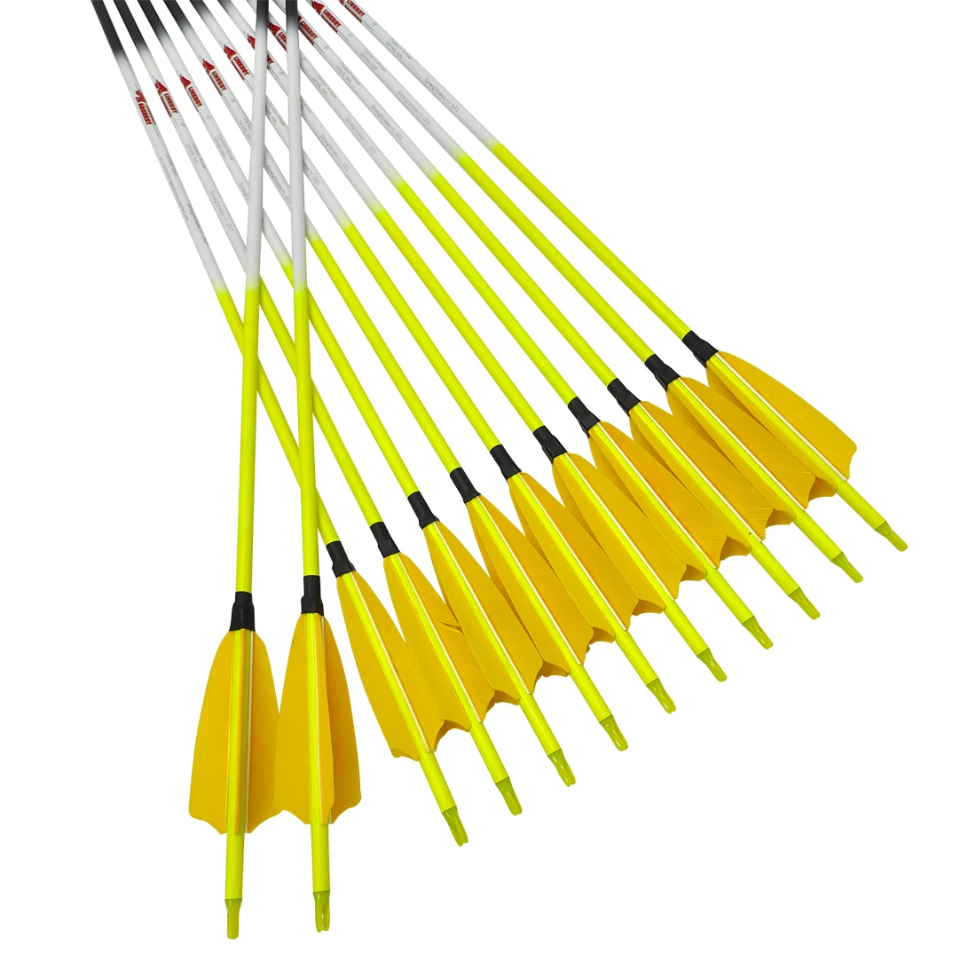 12 Uds Linkboy tiro con arco 100% flechas de carbono puro ID6.2MM accesorios de flecha 75gr puntas arco caza