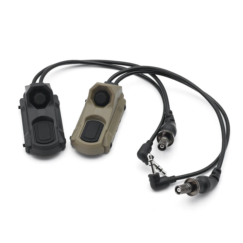GBRS AXON interruptor de botón Dual para caza táctica, puntero láser de grúa y linterna SF, Combo de interruptor Dual - imagen 3
