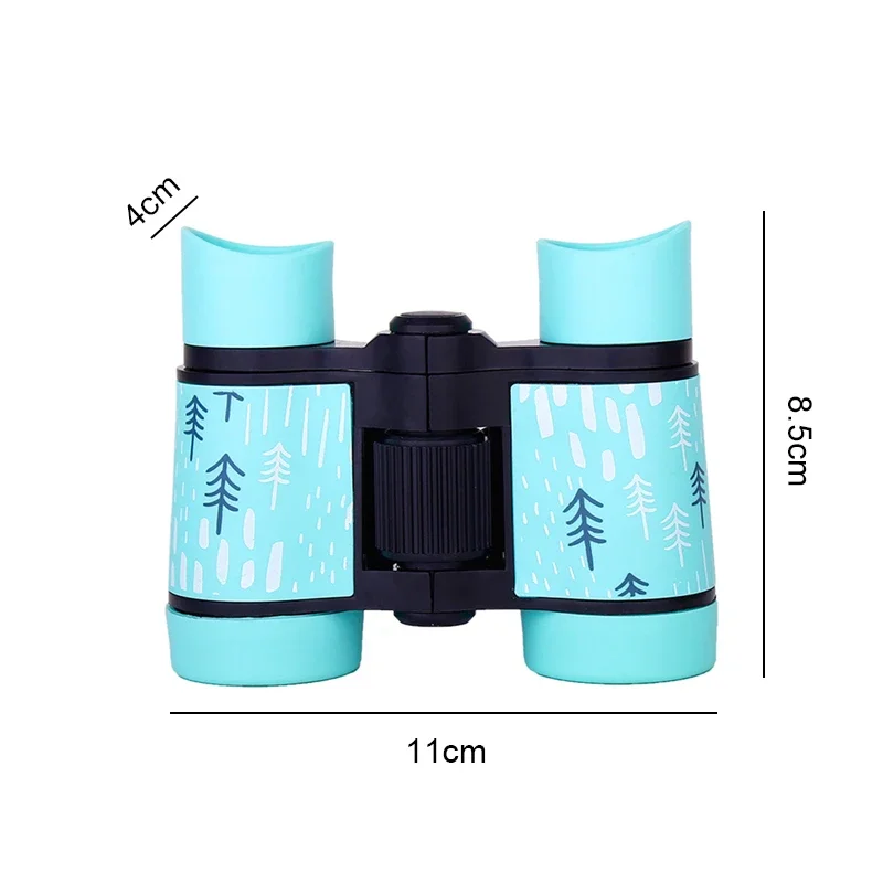 Telescopio Binocular profesional para niños de 4x30mm, telescopio de aprendizaje educativo de goma para niños, telescopio óptico plegable para acampar - imagen 3