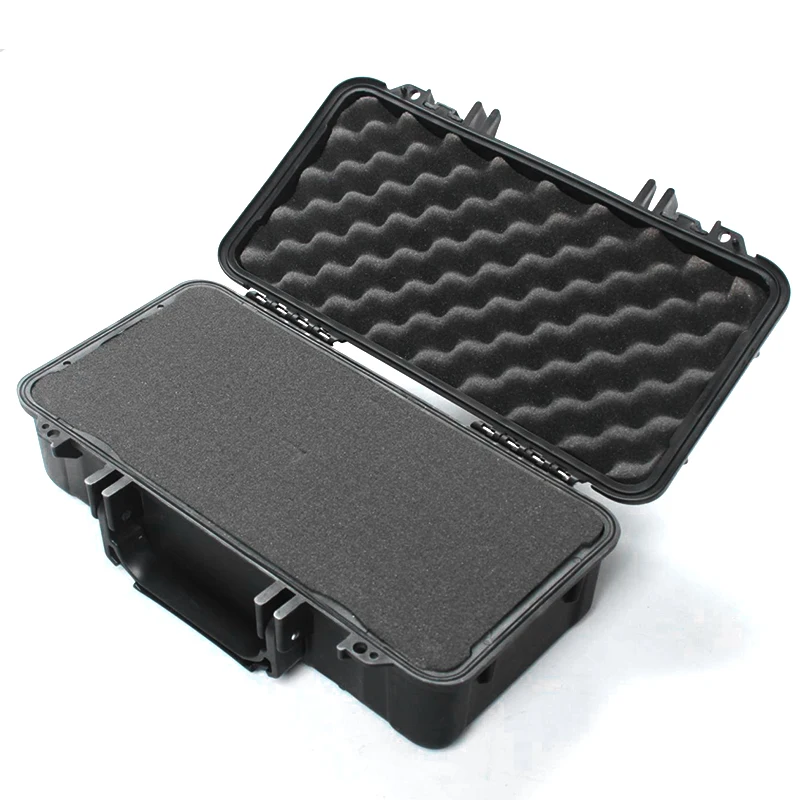 Caja de Herramientas de instrumentos de seguridad a prueba de agua, equipo de caza al aire libre, caja protectora sellada con estuche de instrumentos de esponja - imagen 5
