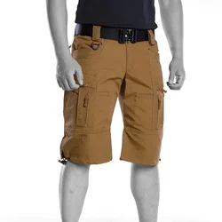 Pantalones militares de caza para hombre, novedad de verano, pantalones cortos tácticos de diseñador con múltiples bolsillos de camuflaje todo terreno para exteriores, alta calidad