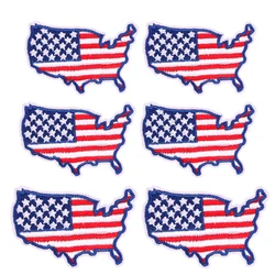 Parche bordado bandera USA – Termoadhesivo para coser o planchar
