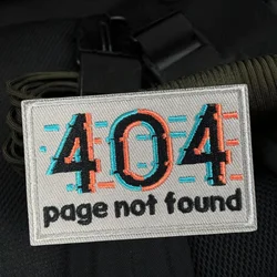 Parche bordado 3D 404 Not Found – Moral adhesivo táctico