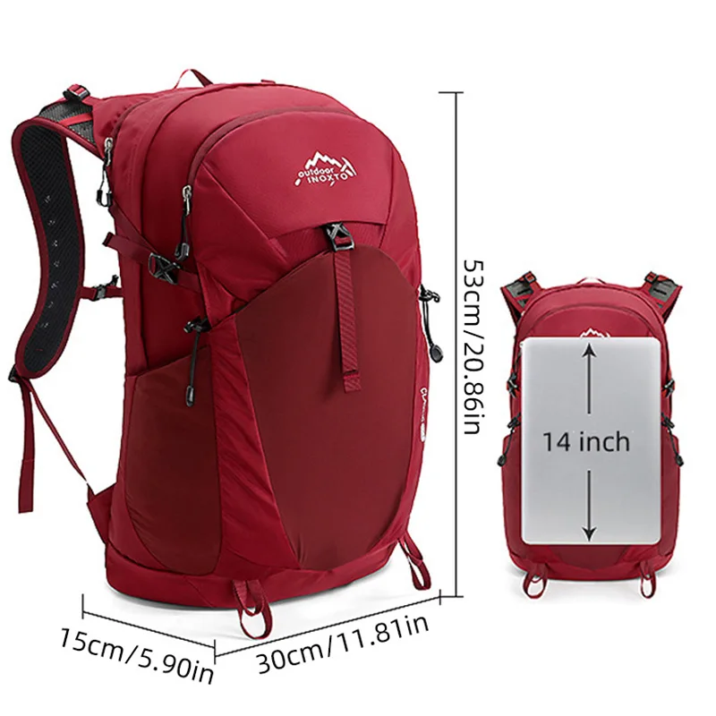 Mochila grande para acampar y ciclismo de 25L, chaleco hidratante para correr, deportes al aire libre, escalada, senderismo, bolsa de hidratación para bicicleta de montaña y carretera - imagen 2