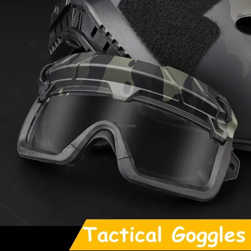 Gafas tácticas a prueba de viento, gafas protectoras para caza, tiro, entrenamiento, seguridad Aitsoft, combate de Paintball, gafas transparentes - imagen 3