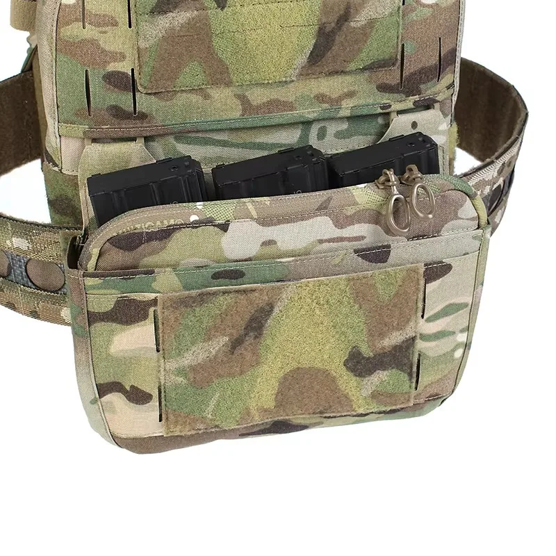Inserto táctico de canguro estilo Ferro, bolsillo pequeño, bolsa para artículos diversos Airsoft de alta capacidad, bolsa para campo de batalla - imagen 4