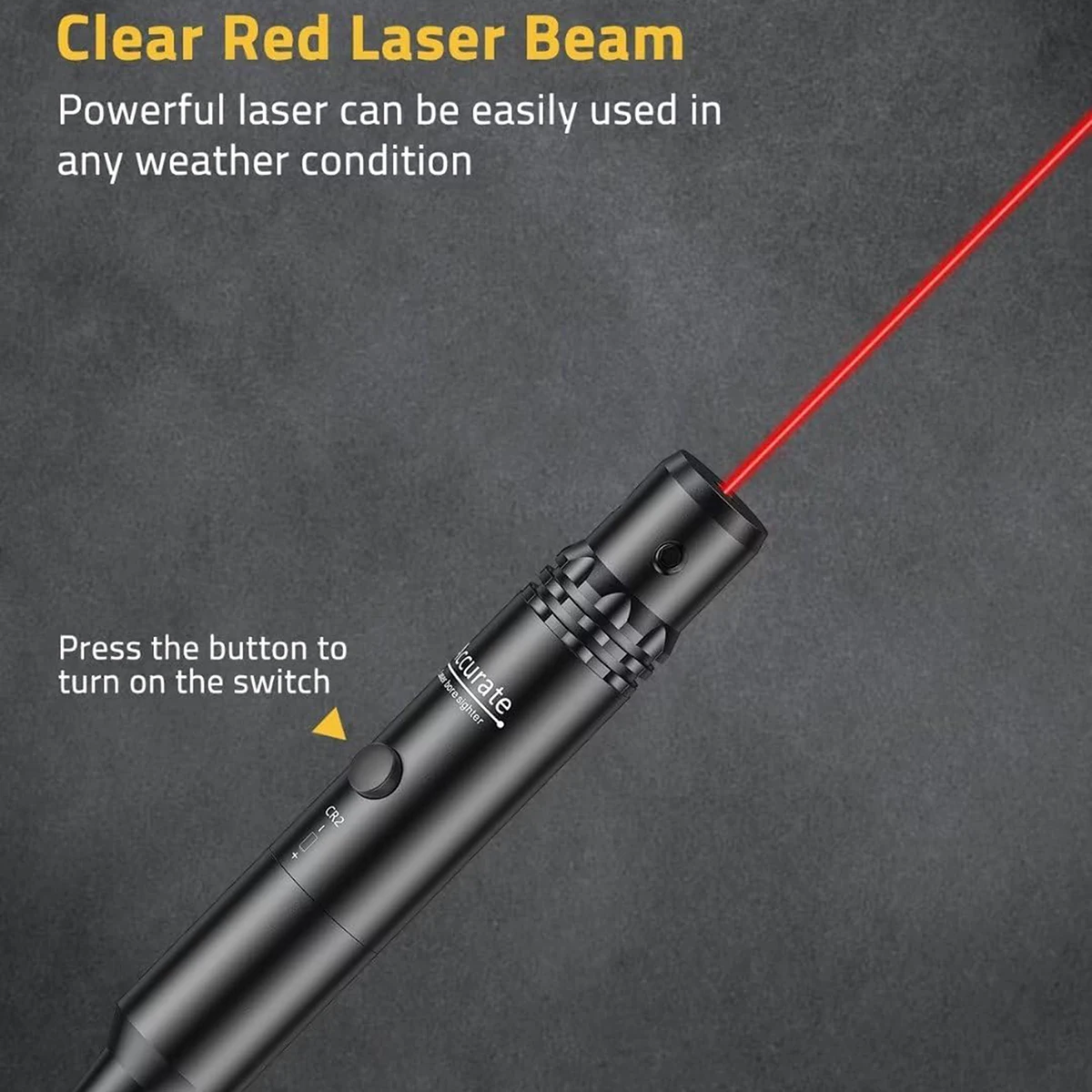 Kit de alineación láser para armas rojo/verde brillante con botón - imagen 3