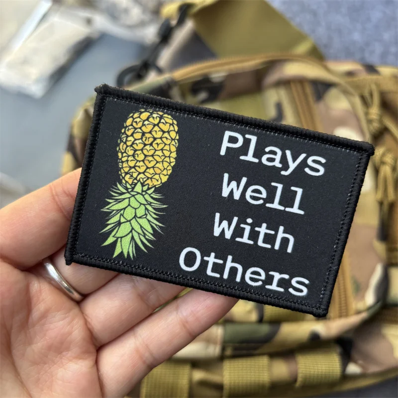 Parche táctico militar velcro con insignia de moral estampada - imagen 2