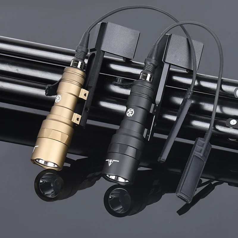 Linterna WADSN SF M300 M300C 400 lúmenes, luz blanca, montaje en compensación de Metal, Base de ajuste de 20MM, riel Picatinny, accesorios de exploración de Airsoft - imagen 3