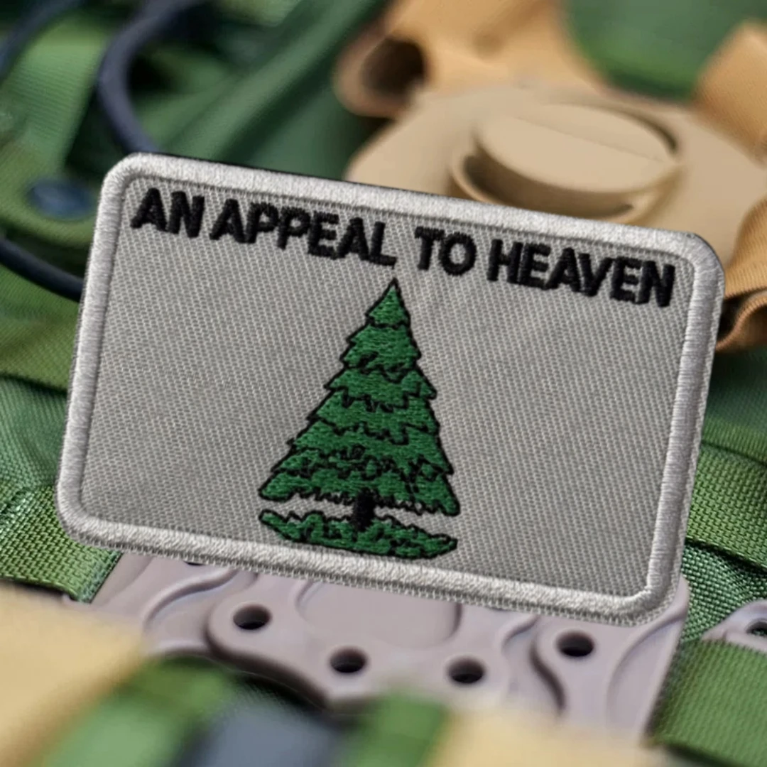 Parche de un apelo a pesado, parches bordados de gancho y bucle para ropa, insignia de moral táctica, mochila militar, pegatina personalizada - imagen 3