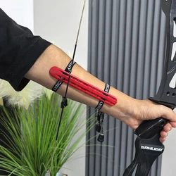 Protector de brazo tiro con arco de plástico duro ajustable