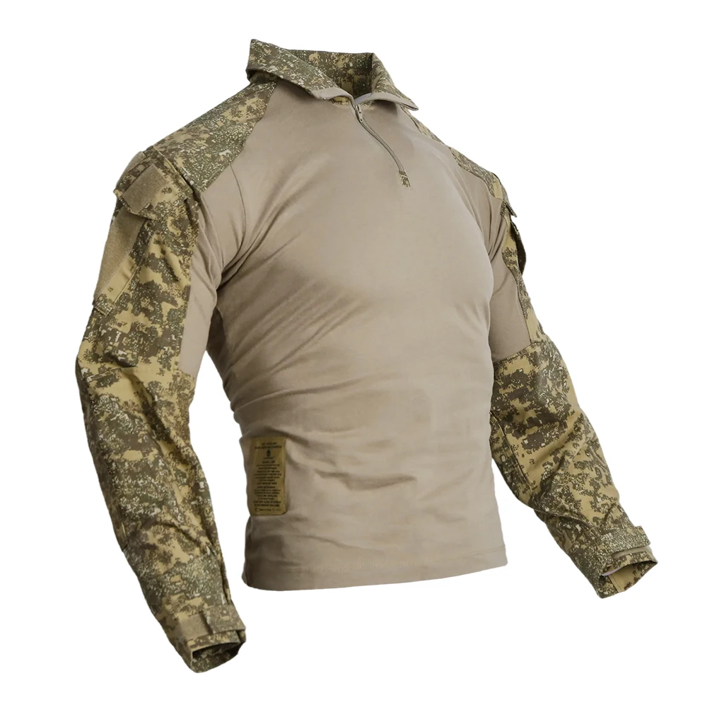 Emersongear, camisetas tácticas de combate G3, camisetas Gen3 para hombre, camiseta de camuflaje, camiseta de manga larga para caza, Camping, senderismo al aire libre, entrenamiento BL - imagen 4