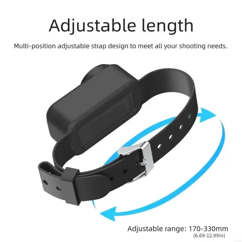 Correa cámara silicona ligera con opción montaje versátil para uso seguro cámara acción K1KF