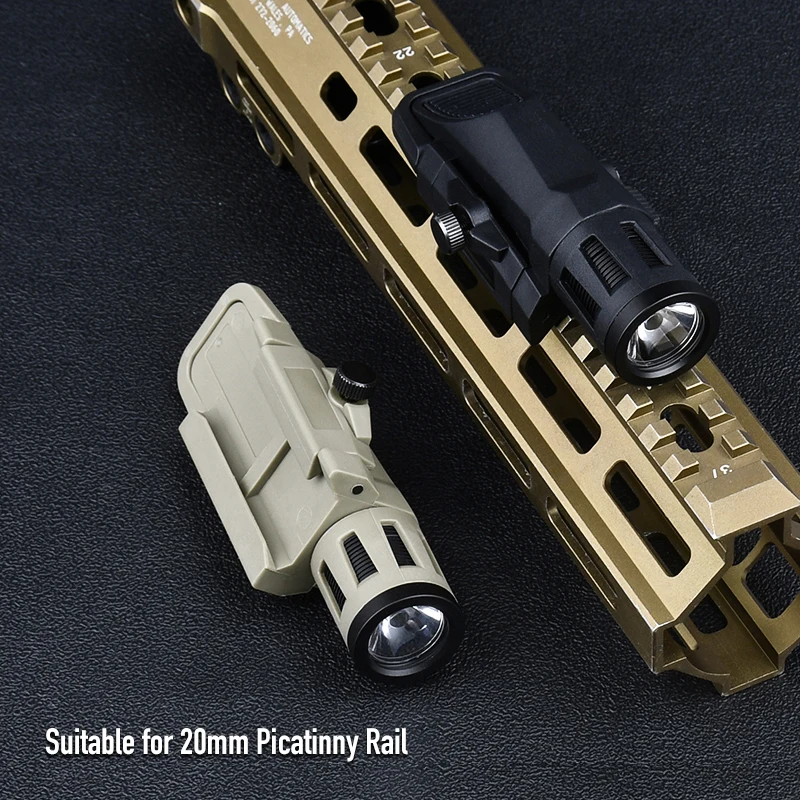 Minilinterna WML-X táctica, luz blanca estroboscópica, 3 modos, 20mm, riel Picatinny, Arma de caza, accesorios colgantes de explorador - imagen 5