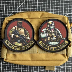 Parche táctico infantería moral con velcro para uniforme y mochila