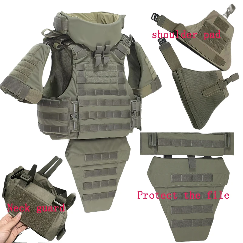 Accesorios de chaleco táctico al aire libre para protección del cuello. - imagen 2