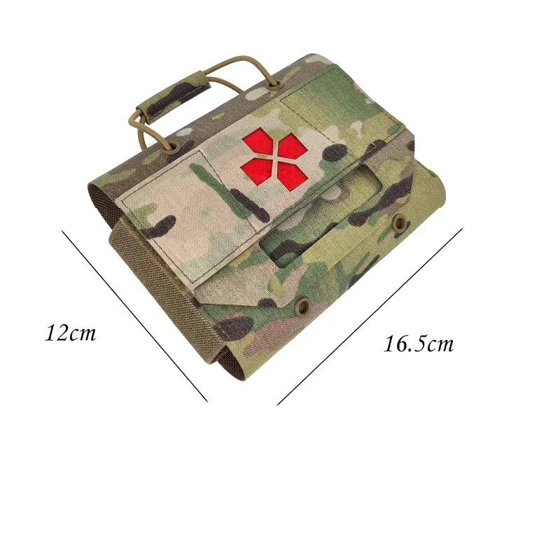 Bolsa médica táctica Airsoft MMP, equipo de primeros auxilios, caza al aire libre, liberación rápida, supervivencia EDC Molle, bolsa de almacenamiento - imagen 4