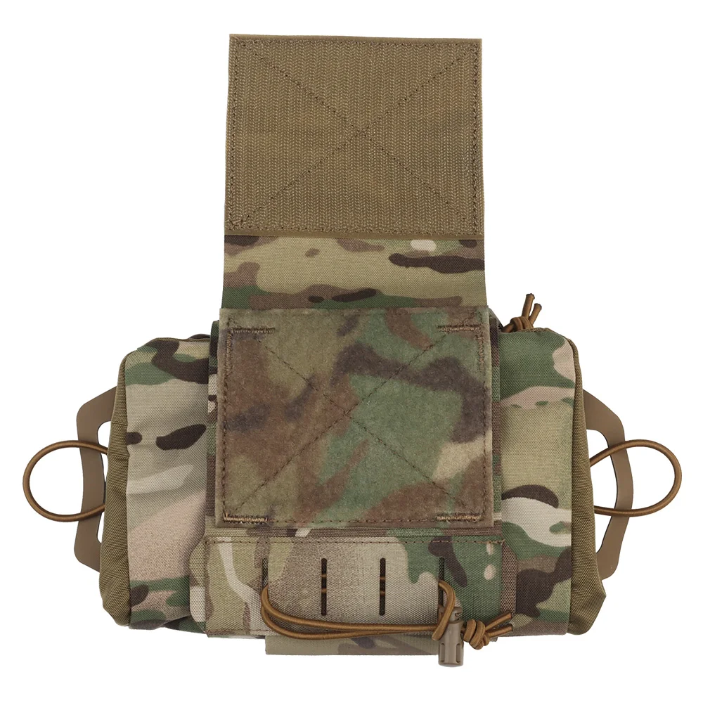 Bolsa IFAK Modular de despliegue rápido, bolsa de primeros auxilios con gancho y bucle de liberación rápida, bolsa médica de gran capacidad con bolsillo lateral para guantes - imagen 3