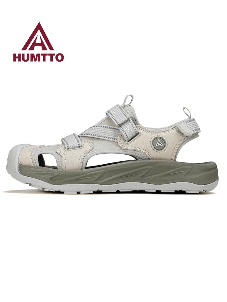Sandalias HUMTTO, zapatos Upstream para exteriores para hombre, zapatos acuáticos, zapatillas para caminar, zapatos de playa ligeros de secado rápido, zapatos de agua para mujer - imagen 3