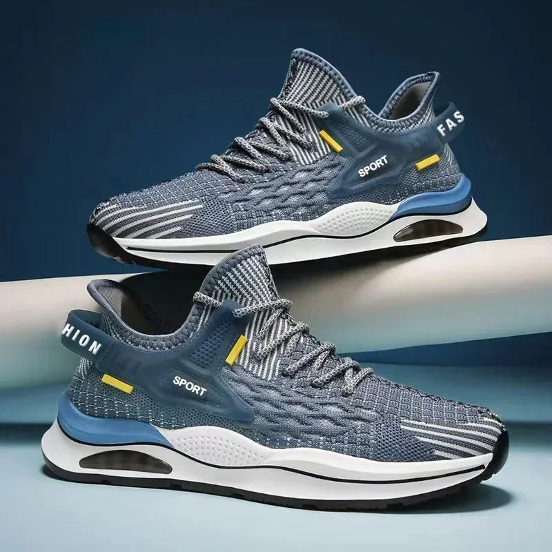 Zapatos para correr para hombre, zapatillas transpirables a la moda para actividades al aire libre, Zapatos deportivos informales ligeros y cómodos para entrenamiento, Zapatos Deportivos