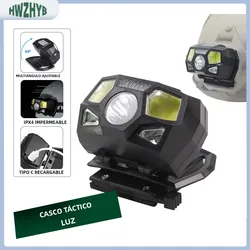Luz táctica FAST MICH con sensor USB e impermeable IPX4
