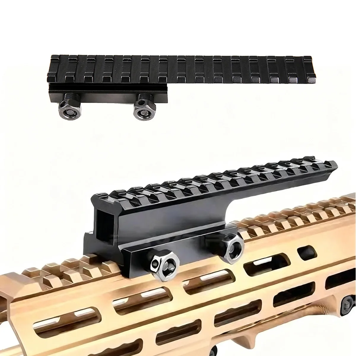 Convertidor adaptador de Base de amplificador de extensión de mira táctica, riel Picatinny de 17/30mm, riel Picatinny de 20mm