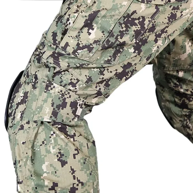 Emersongear pantalones de entrenamiento táctico Gen 3 pantalones Cargo para hombre tiro Airsoft caza juego de guerra combate senderismo ciclismo EM7049 AOR2 - imagen 5