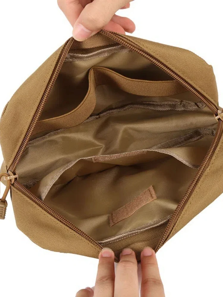 Chaleco táctico al aire libre, bolsa Rectangular, bolsa colgante de cintura MOLLE, bolsa de almacenamiento de herramientas EDC - imagen 5