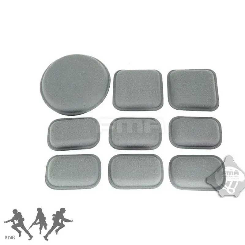 FMA-cojín de protección para casco táctico Airsoft, almohadilla protectora mejorada de espuma de memoria para EXF/CP/EX/MT, salto rápido, caza y paintball - imagen 3