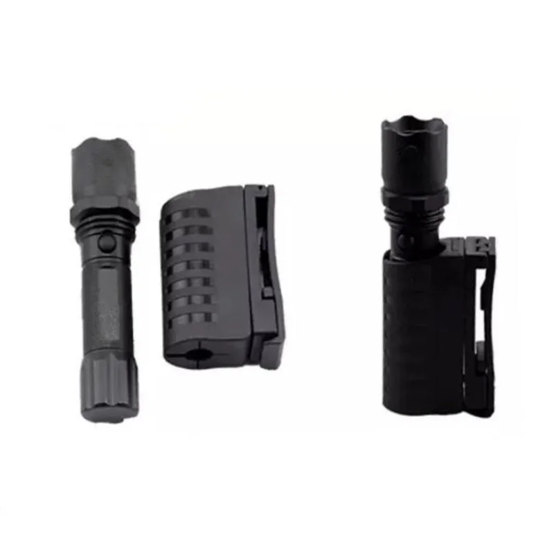 Funda táctica para linterna con pulverizador y soporte giratorio