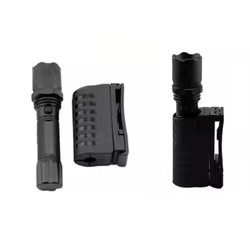 Funda táctica para linterna con pulverizador y soporte giratorio