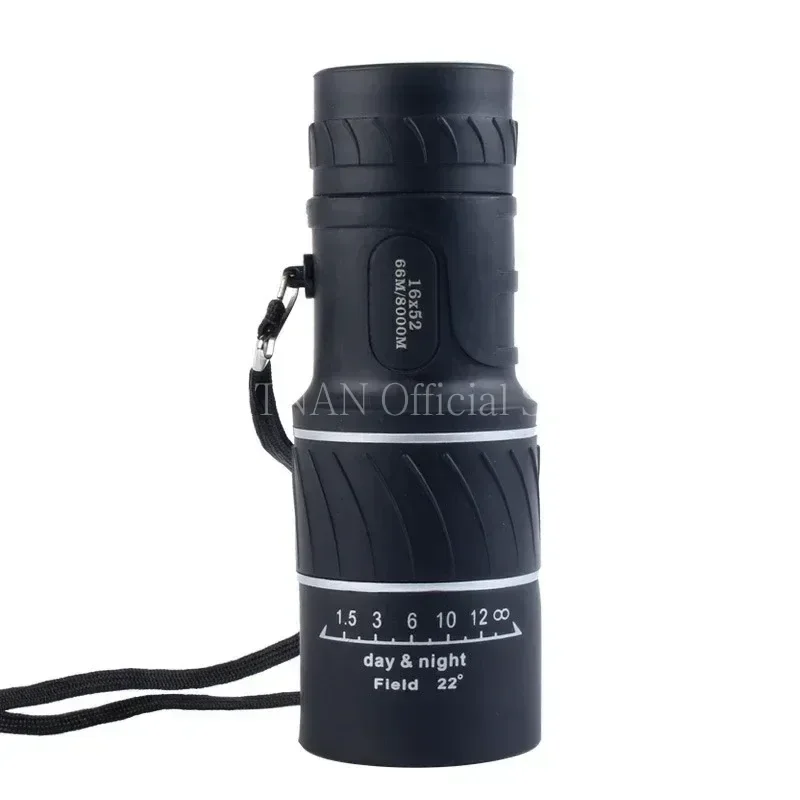 Potente telescopio Monocular HD 16X52, binoculares de largo alcance de 3000m, visión nocturna de poca luz para turismo, caza y acampada - imagen 4