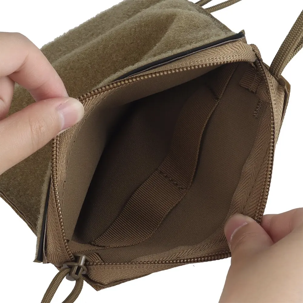 Bolsillo interno colgante para el pecho táctico, correa para el pecho, bolsa integrada, aparejo para el pecho, bolsa de gestión multiusos - imagen 5