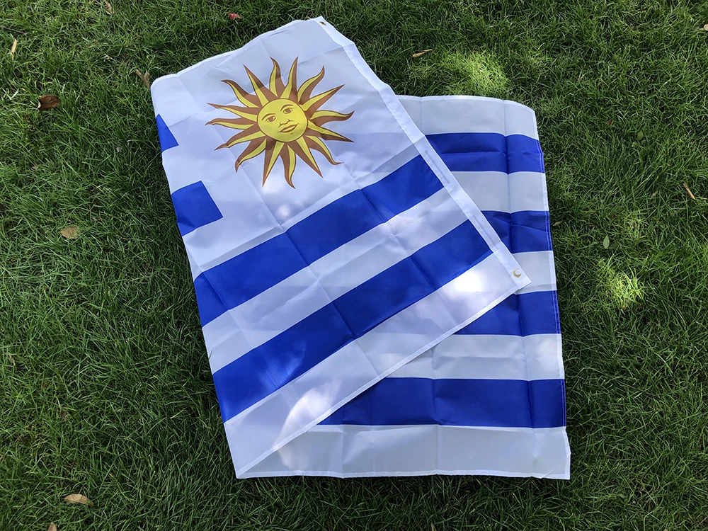SKY FLAG bandera de Uruguay bandera de Uruguay 90 x 150cm poliéster de alta calidad colgante bandera nacional de Uruguay decoración interior al aire libre - imagen 5