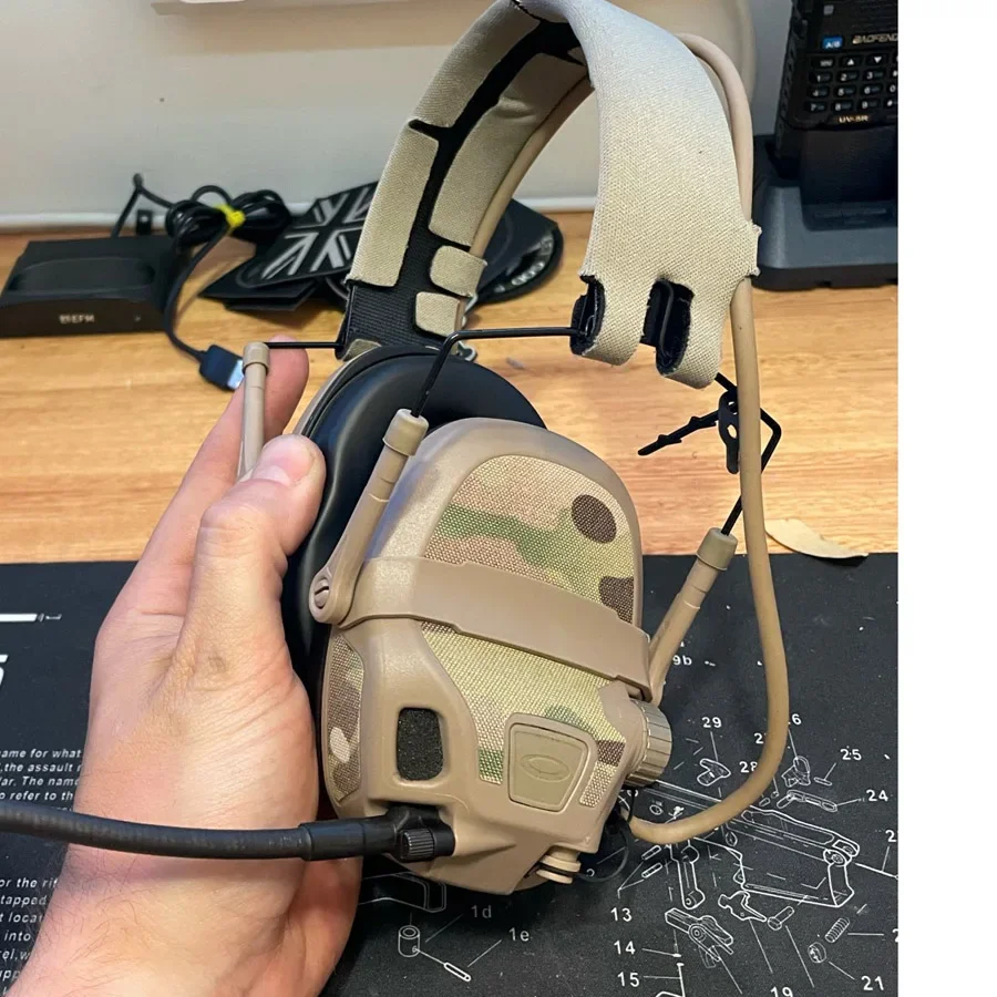 Pegatinas Auriculares FCS - Detalle de camuflaje