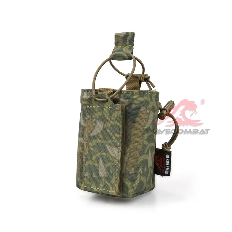 Bolsa para revistas de radio multifuncional desmontable SS con patrón de dragón para deportes al aire libre - imagen 3